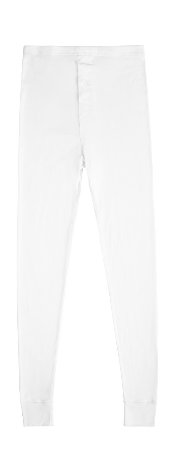Jack & Jill Soft 100% Cotton Men’s Thermal Long Johns White