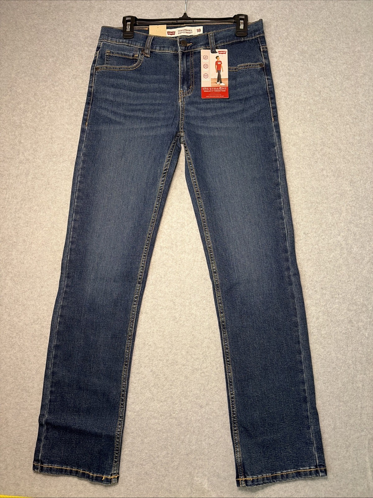 Levi’s 514 Straight Fit Jeans Stretch – Kids Size 18 Reg 29×31