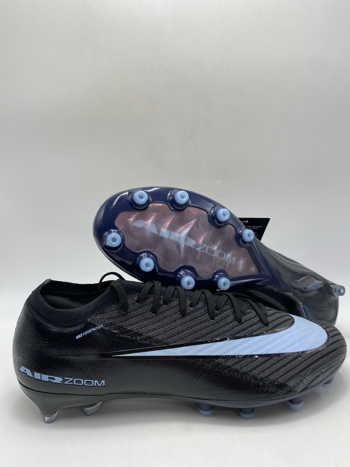 Nike ZM Vapor 16 Elite AG-Pro Black Ice Blue (FQ8693 001) Men’s Size 10
