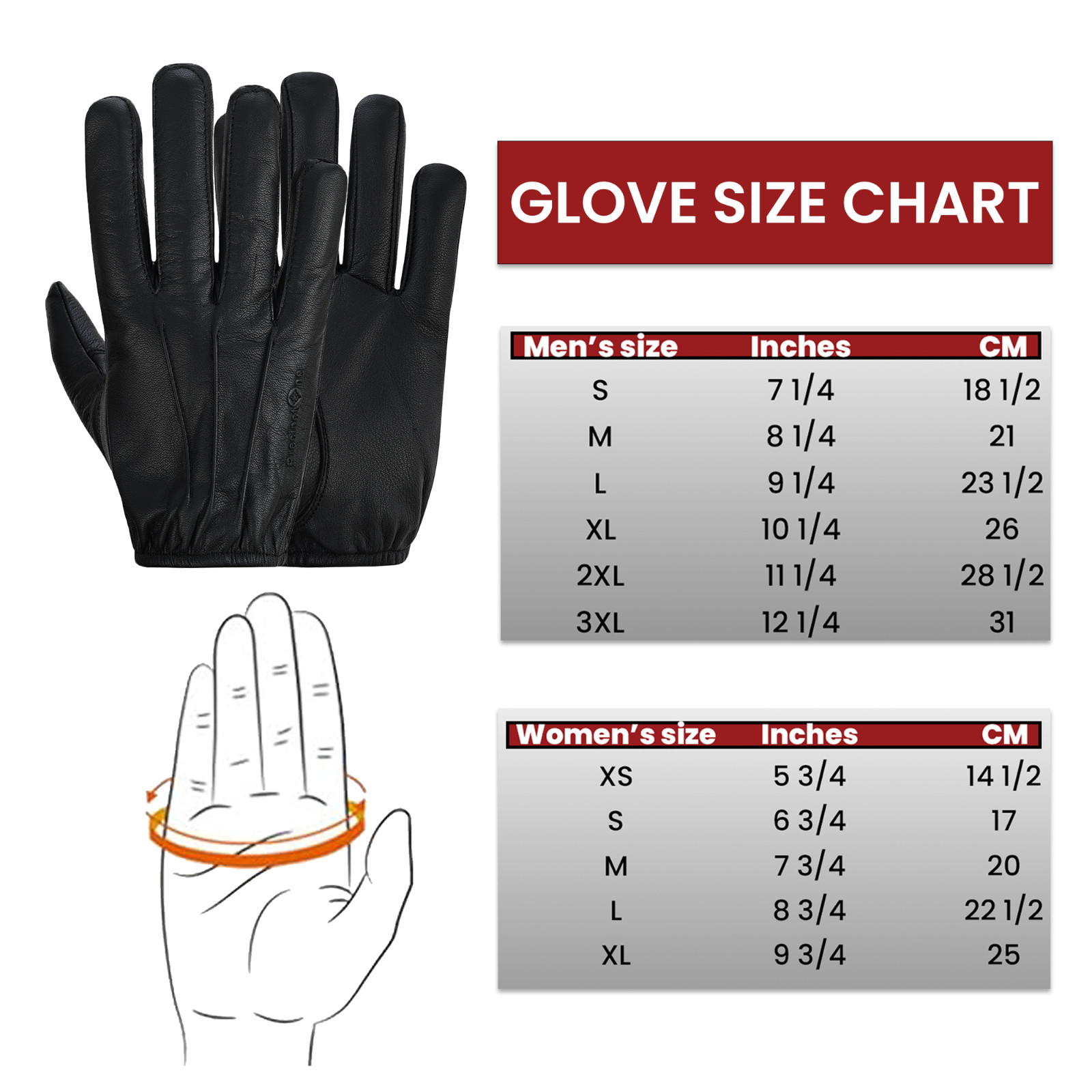 Men’s Driving Gloves Car Motorcycle Bikers Genuine Leather Police Drivers Glove