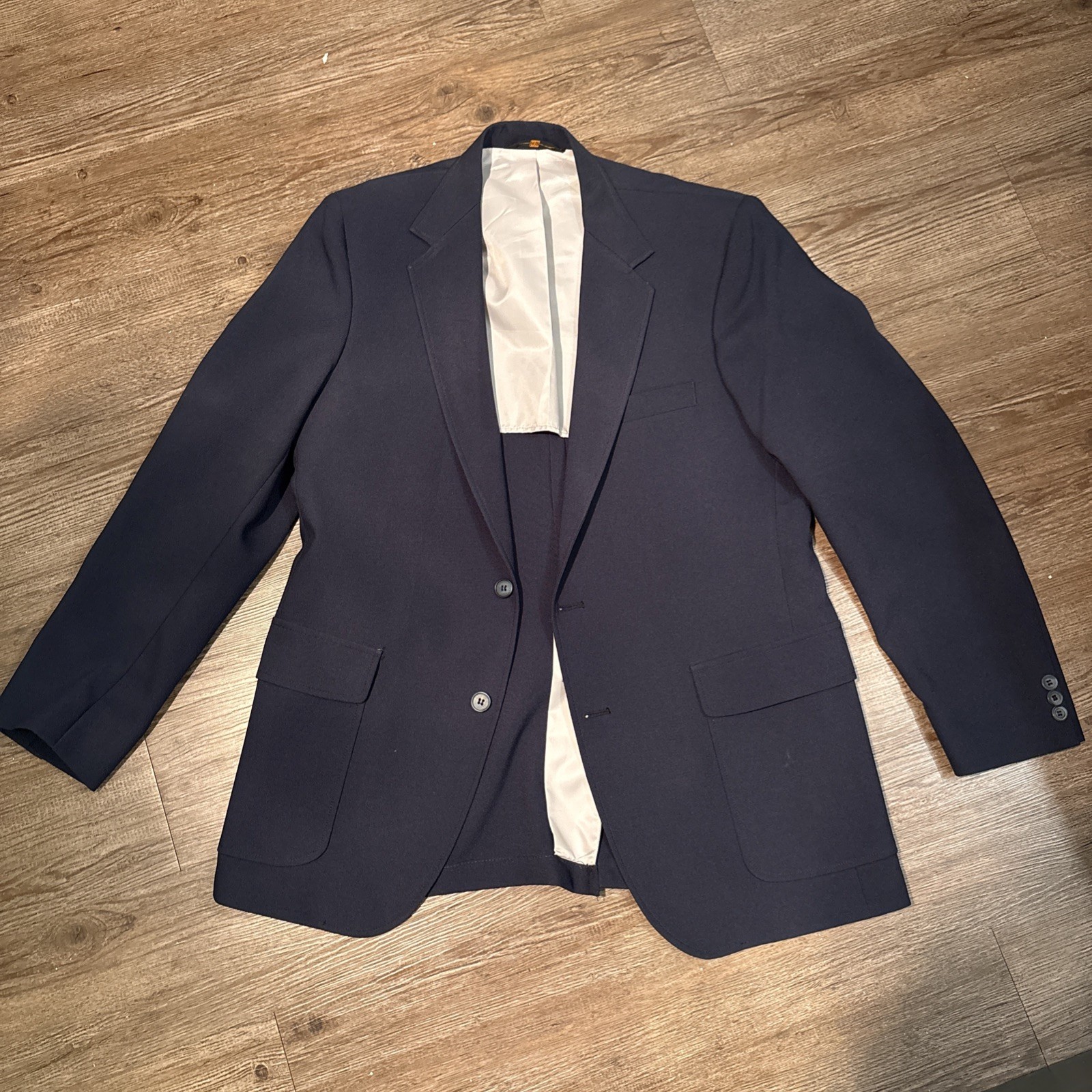 Magic Stretch By Haggar Men’s Suit Jacket size 42 with Vest And Pants 36, 30.