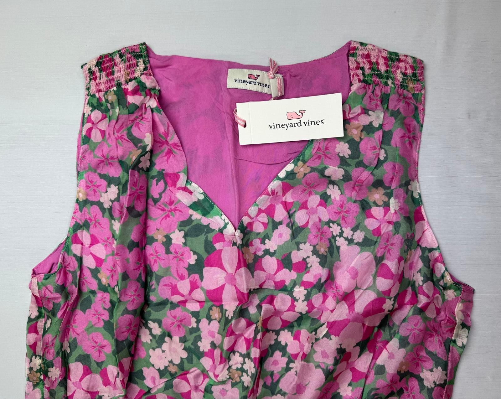 Vineyard Vines Montauk Daisy Smocked Mini Dress Size (S) *NWT*