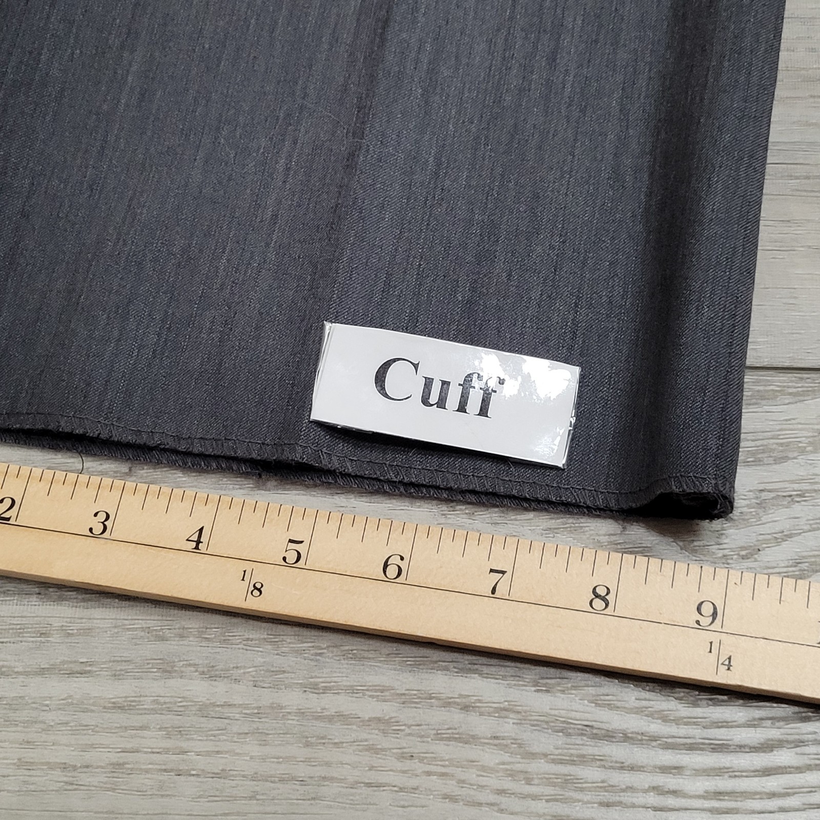 NWT Linea Natruale Pants Men 40 Gray 100% Wool Super 110’s Pleated Unhemmed