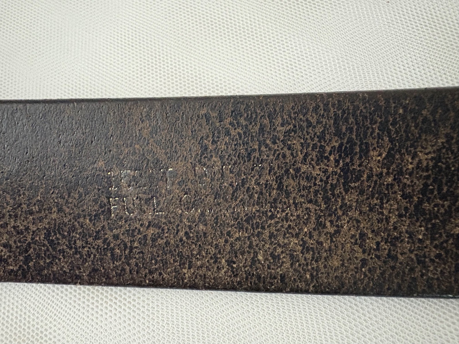 Dutyman Belt Woven Leather Black 1-3/8” Wide Fits to 37″