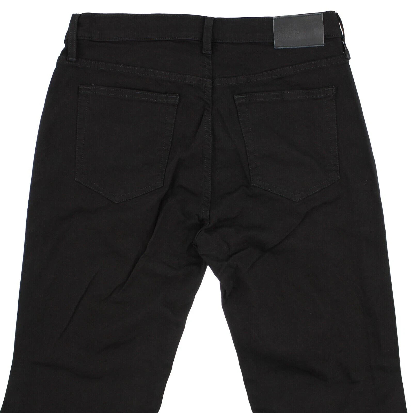 TOMMY JEANS Core Black Stretch Cotton Regular Fit Straight Leg Denim 40 x 32