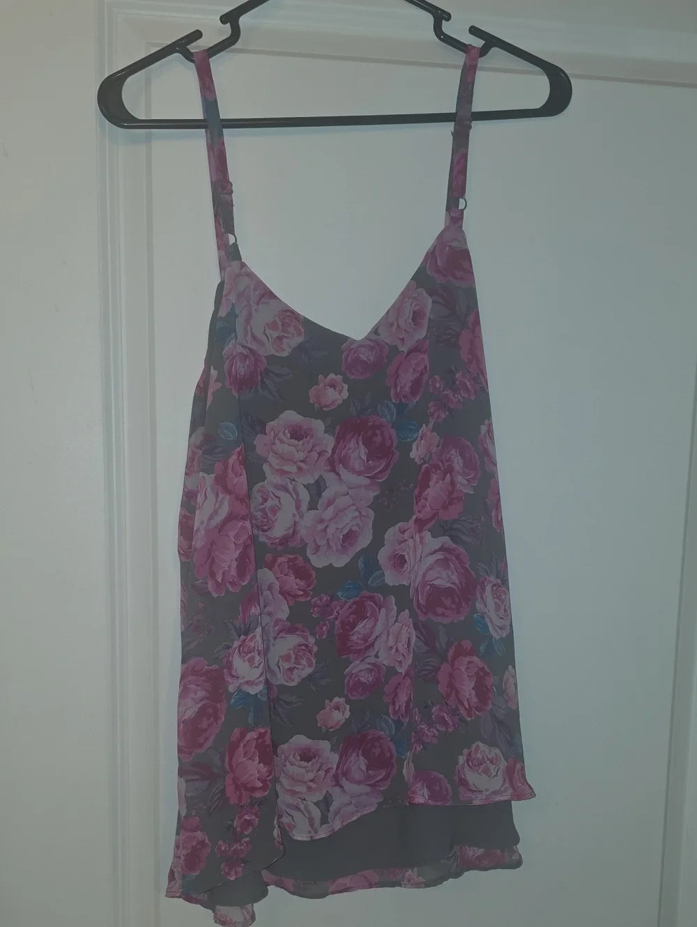 NWT TORRID Sophie Gray PINK FLORAL SWING CAMI Women’s