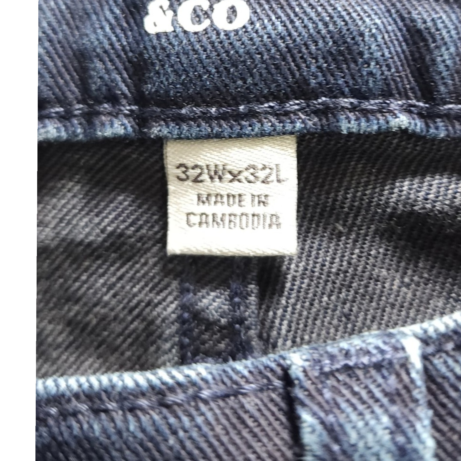 Goodfellow & Co Men Total Flex Skinny Jeans 32×32 Dark Wash Blue Stretch Denim
