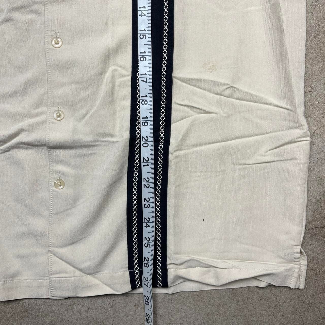 Cubavera Short Sleeve Button up shirt large rayon