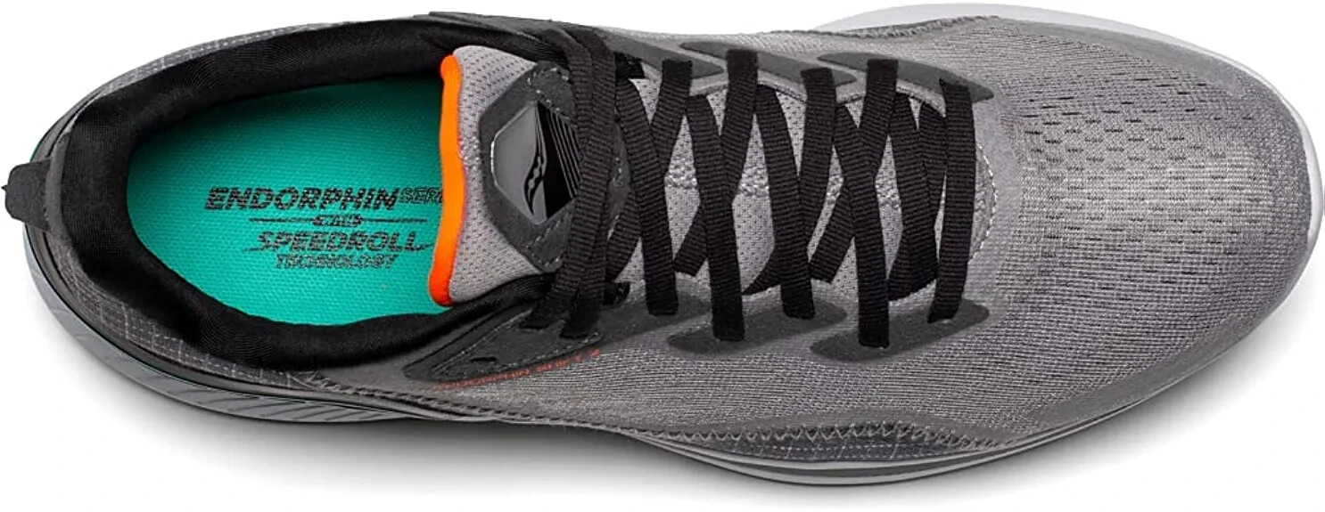 Saucony Men’s S20689-20 Endorphin Shift 2 Running Shoes, Alloy/Jade