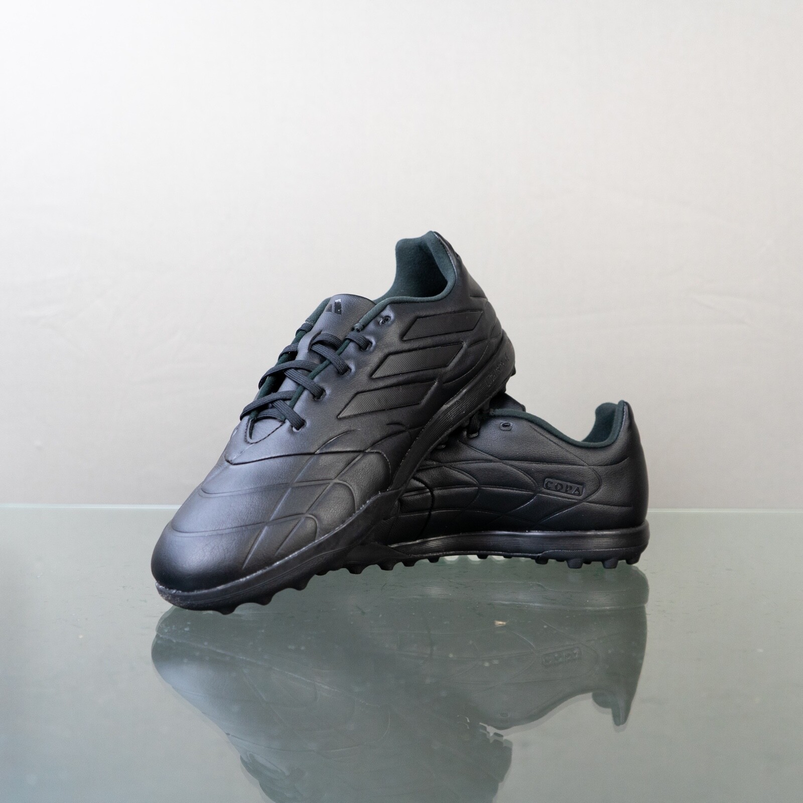 Adidas Copa Pure 3 Turf Men’s Soccer Cleats Black Leather Shoe #321