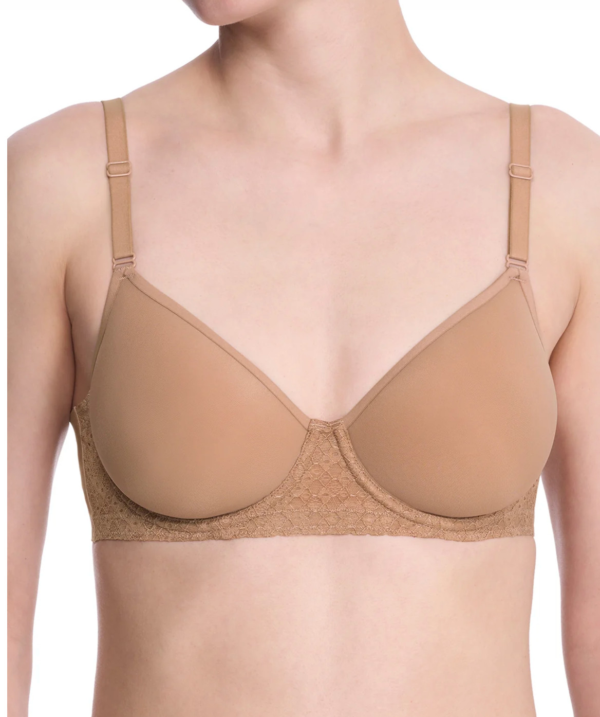 Natori 38D Harmony Smooth Back Spacer Underwire Bra NWOT 721347 Buff