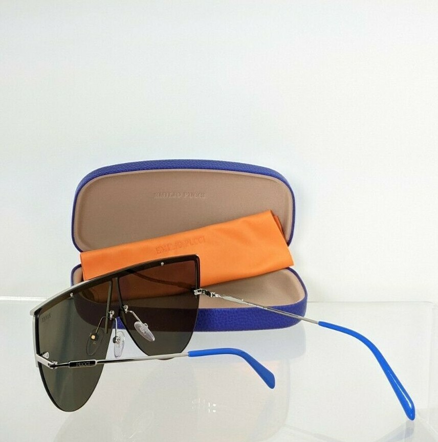 Brand New Authentic Emilio Pucci Sunglasses EP 139 16X Blue Frame EP139 142mm
