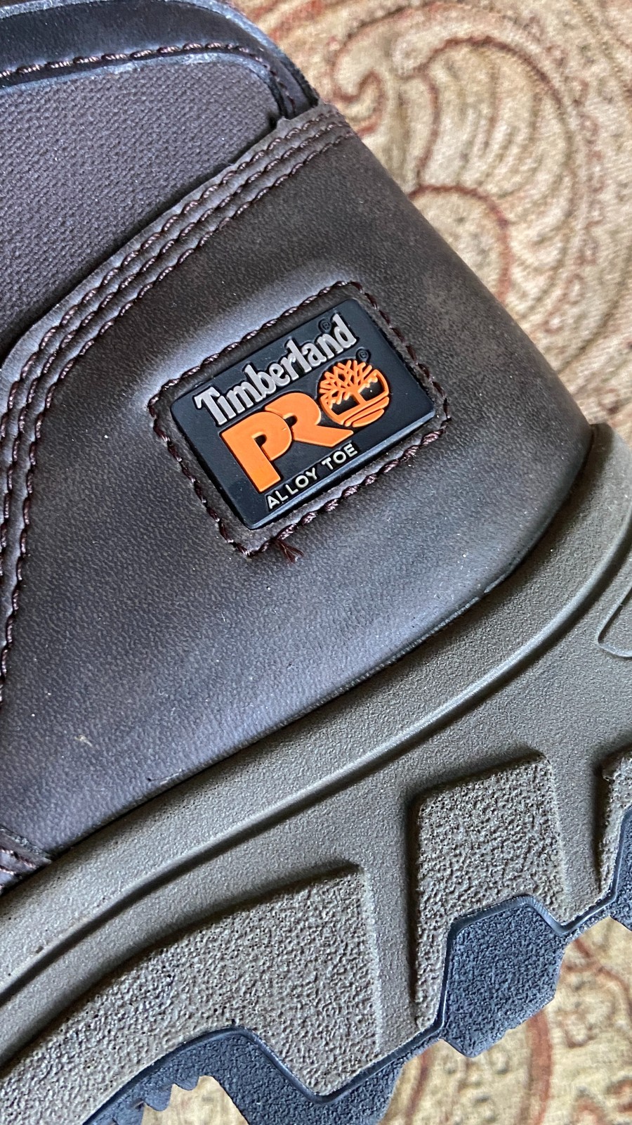 Timberland Pro Linden 6″ Alloy Safety Toe Work Boots Mens 10M Brown Leather