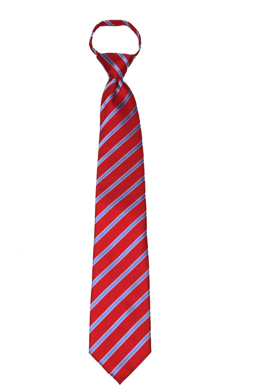 Men’s Stripe XL Extra Long Pretied Zipper Necktie Formal Weddings Business Prom