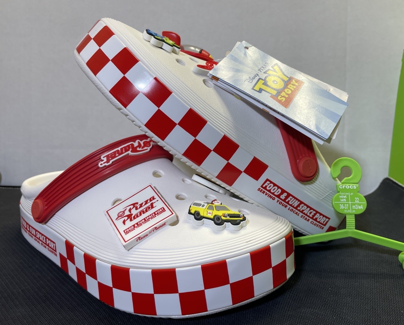 Crocs Toy Story X Off Court Clog – Pizza Planet Size M4/W6 ( New with Tags )