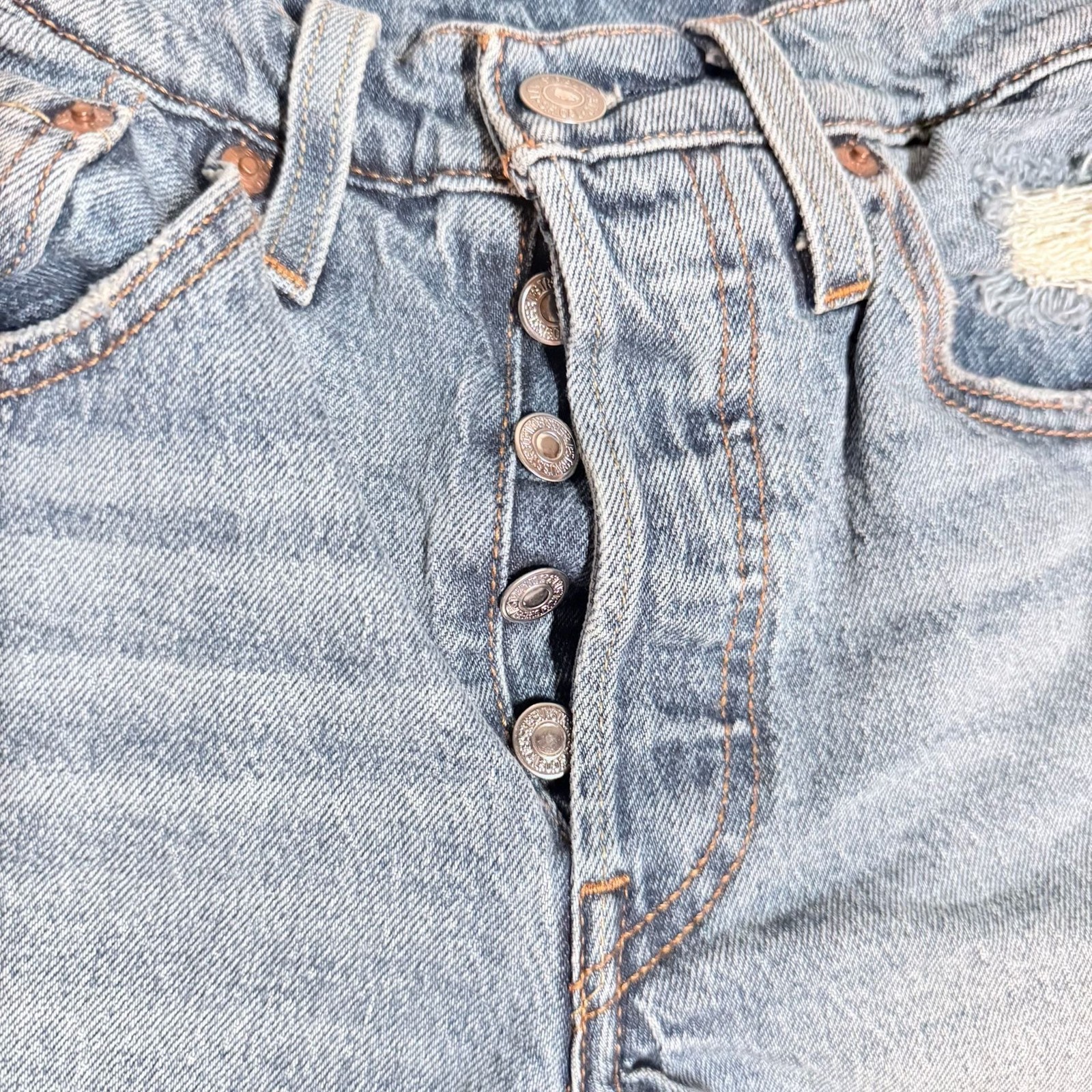 Levi’s Premium 501 Original Cut-Off Denim Shorts