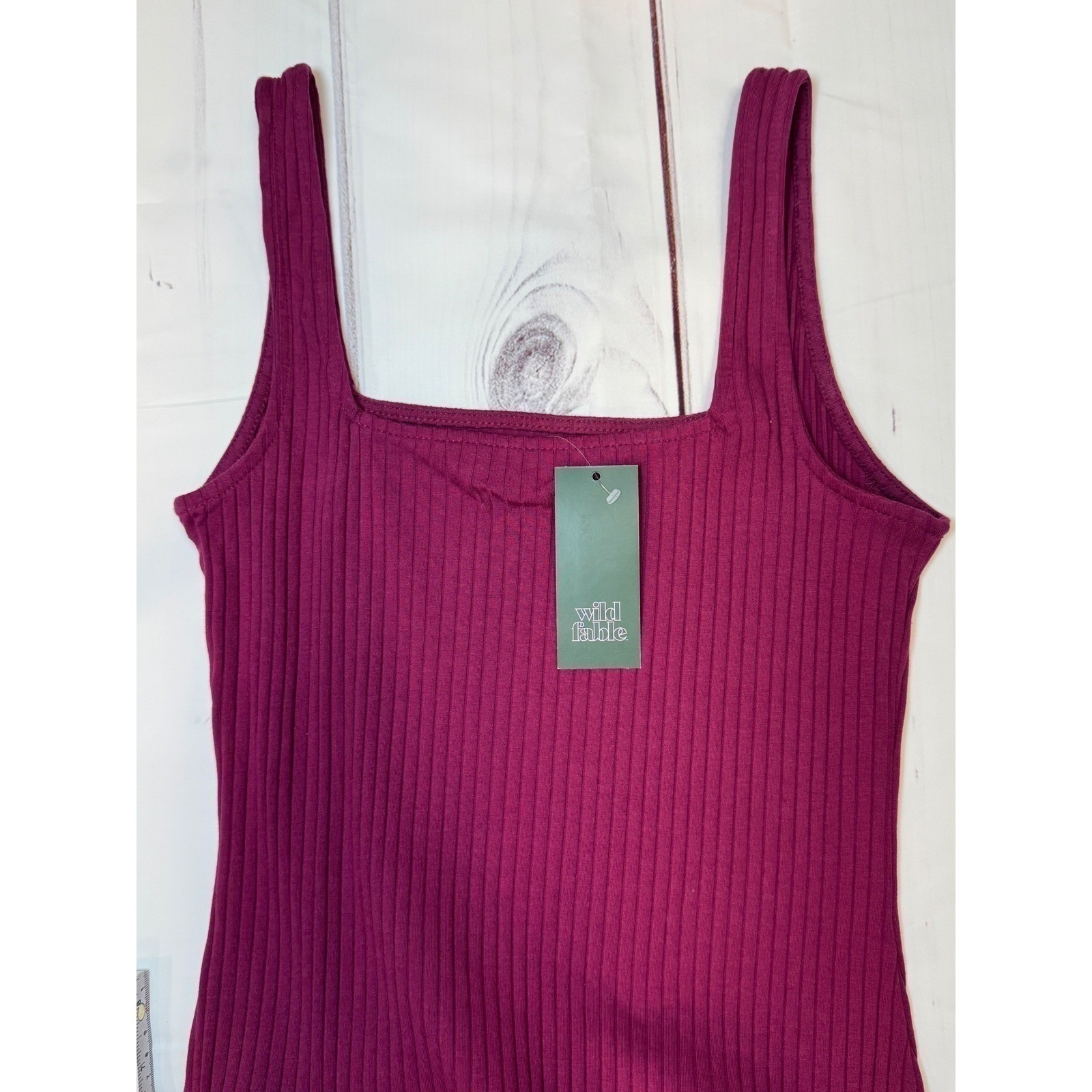 Burgandy Sleeveless Midi Dress / Medium / Sku0006