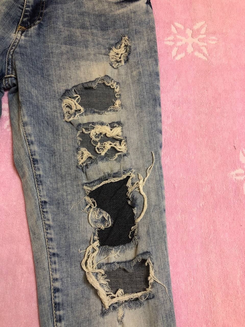 PHILIPP PLEIN COWBOY Wash Denim Jeans Size 27