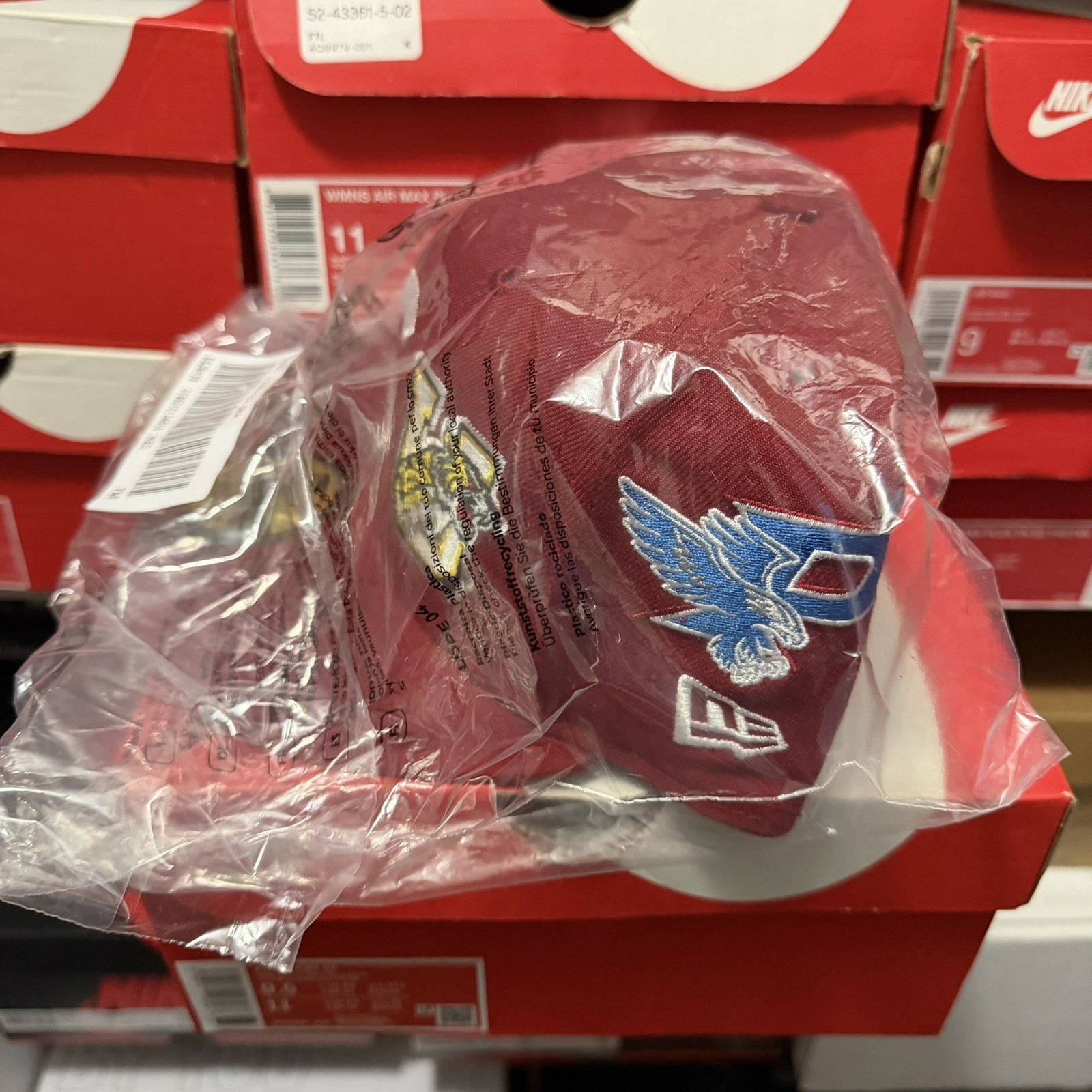Supreme Mascot S Logo New Era 59Fifty Fitted Cap Red (SS26) Size 7 5/8
