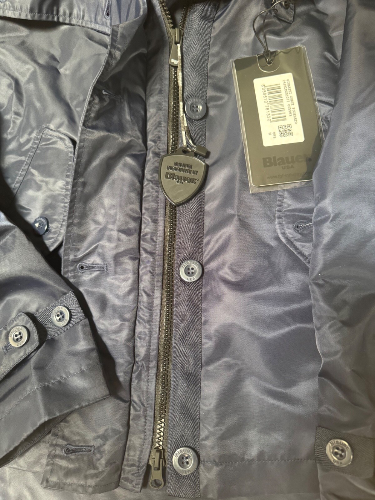 NEW MEDIUM REGULAR BLAUER -PARKA DARK NAVY