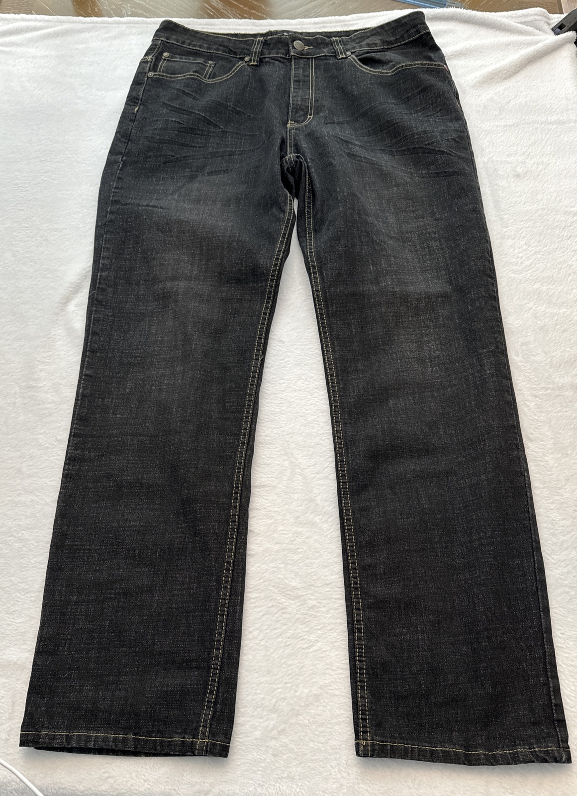 TD Tactical Distributors 38×34 Jeans BLACK “Legend” Men Straight Denim EXCELLENT