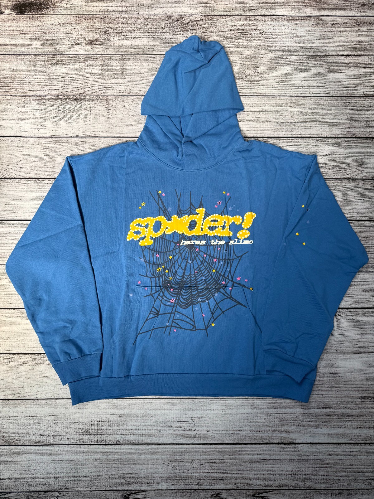 *BRAND NEW* Spider Worldwide “TC Blue” Hoodie – Ready To Ship🚚💨 (Size L)