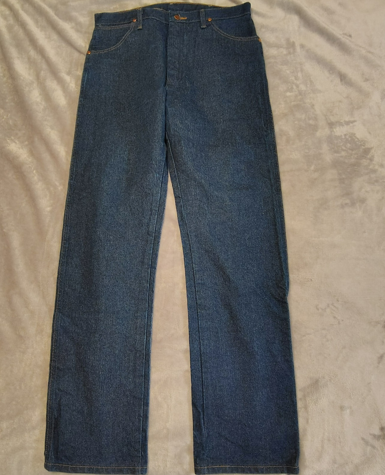 Mens Rigid Wrangler Cowboy Cut 13MWZ Original Fit Jeans – Rigid Indigo 36×34 New