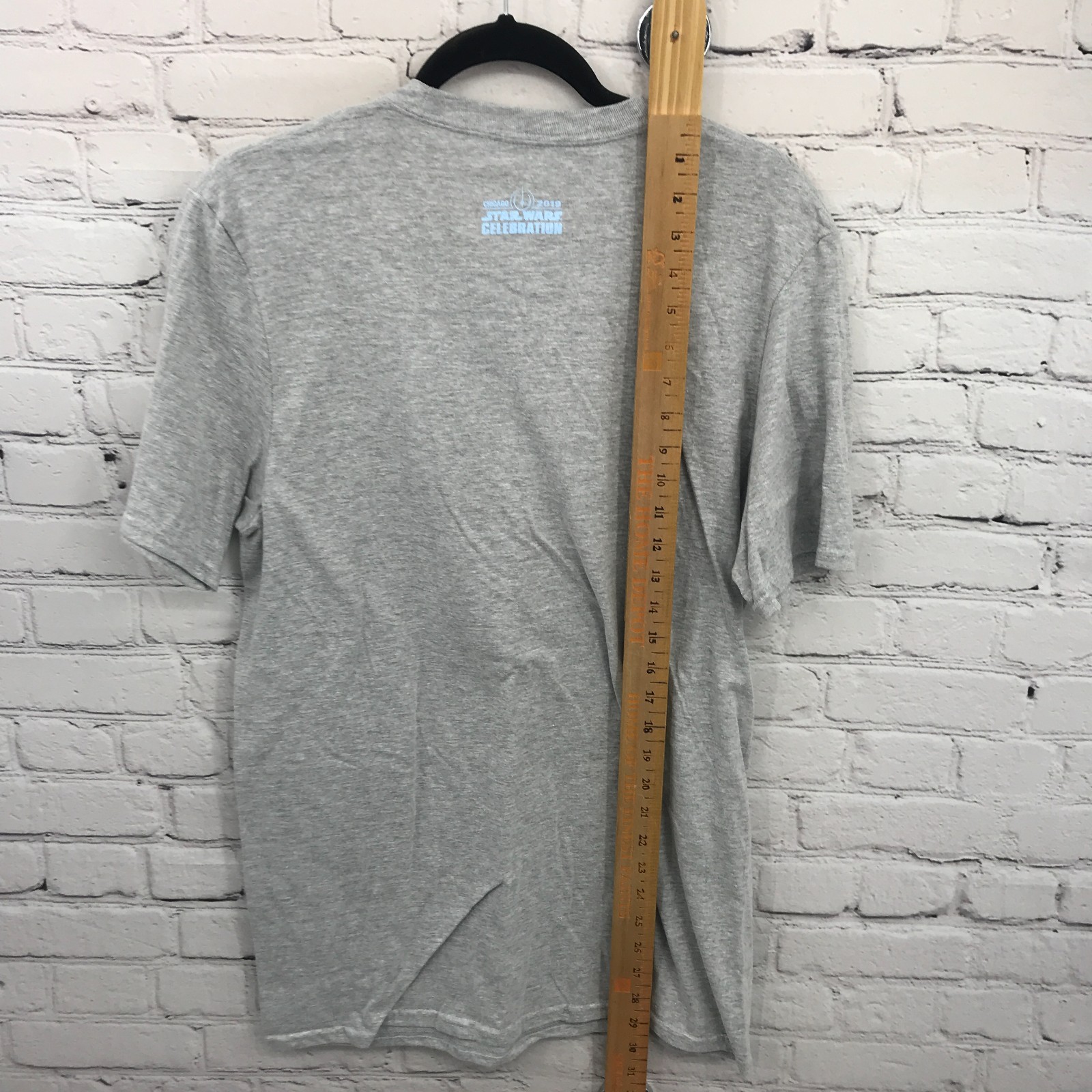 Star Wars Shirt Men Medium Gray Rebel Alliance Logo Celebration 2019 Chicago New