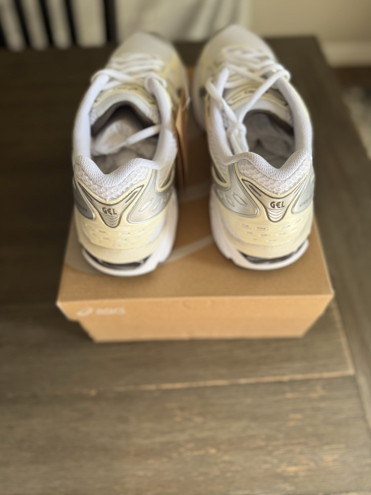 Size 11 – ASICS Gel Kayano 14 White Ivory