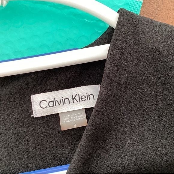 Calvin Klein Black Sleeveless Jumpsuit – Size 8