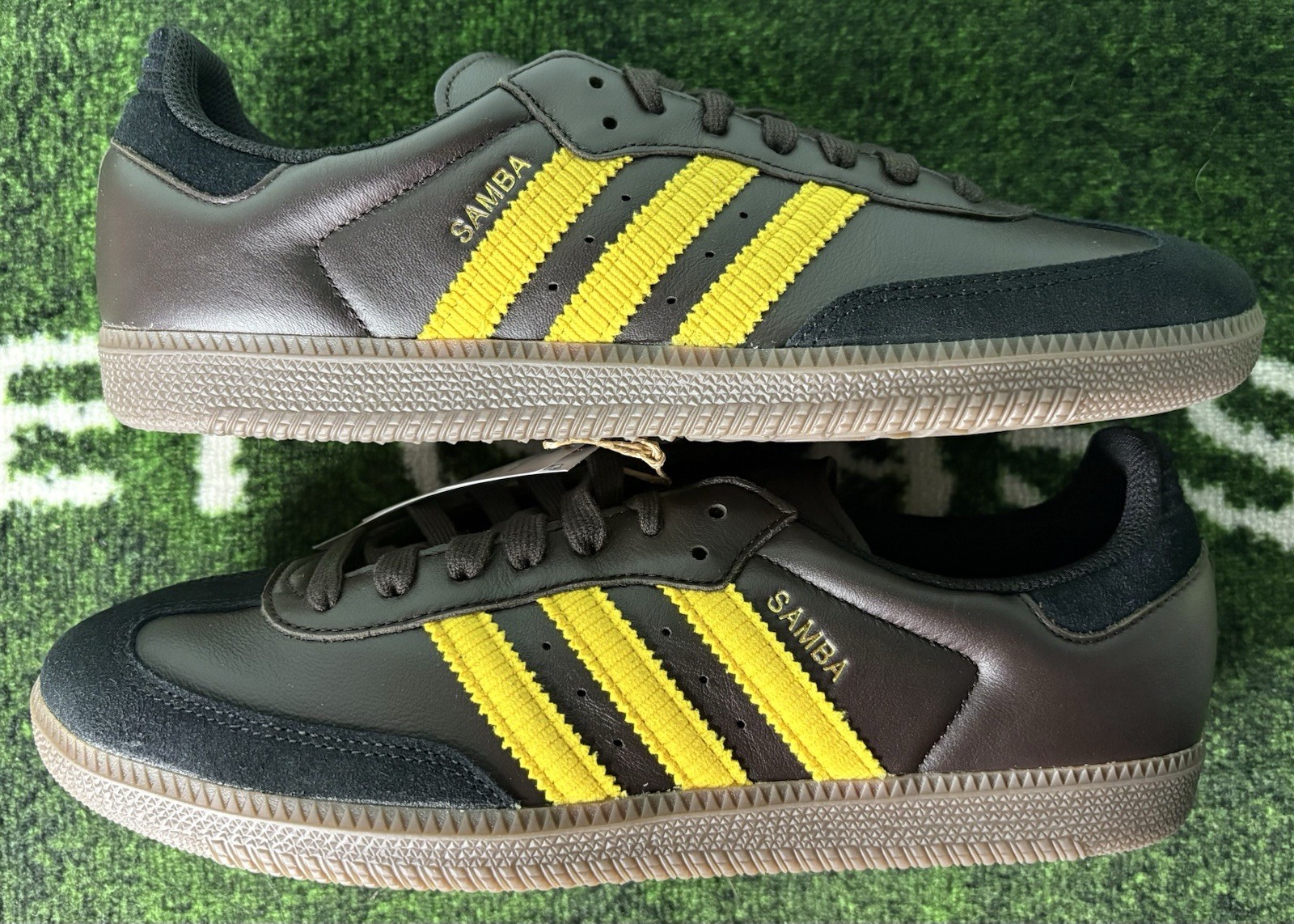 US Men’s 11 – Adidas Samba OG “Aurora Coffee EQT Yellow Gum” IH6813