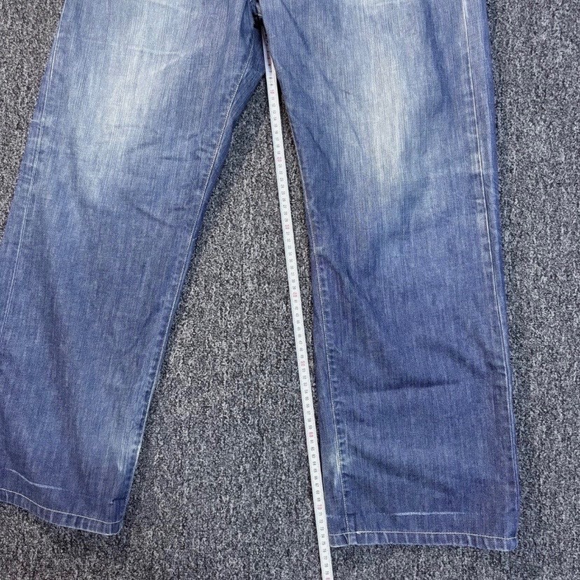 Vintage Levi’s 569 Loose Straight Jeans W38 L32 Blue Denim Cargo Pockets