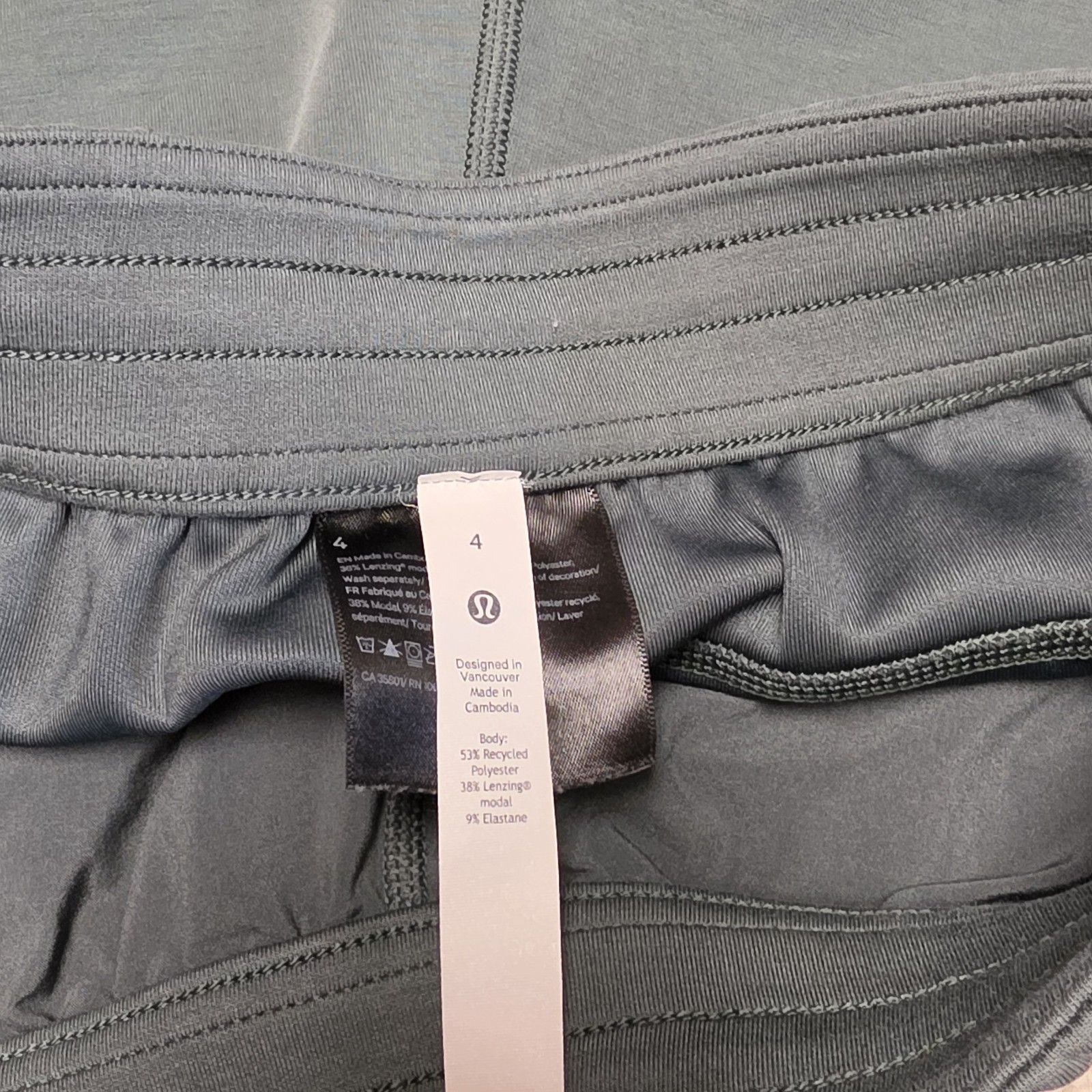 Lululemon Softstreme High Rise Pant Reg LW5EGTS Sweatpants Green Women’s Sz 4