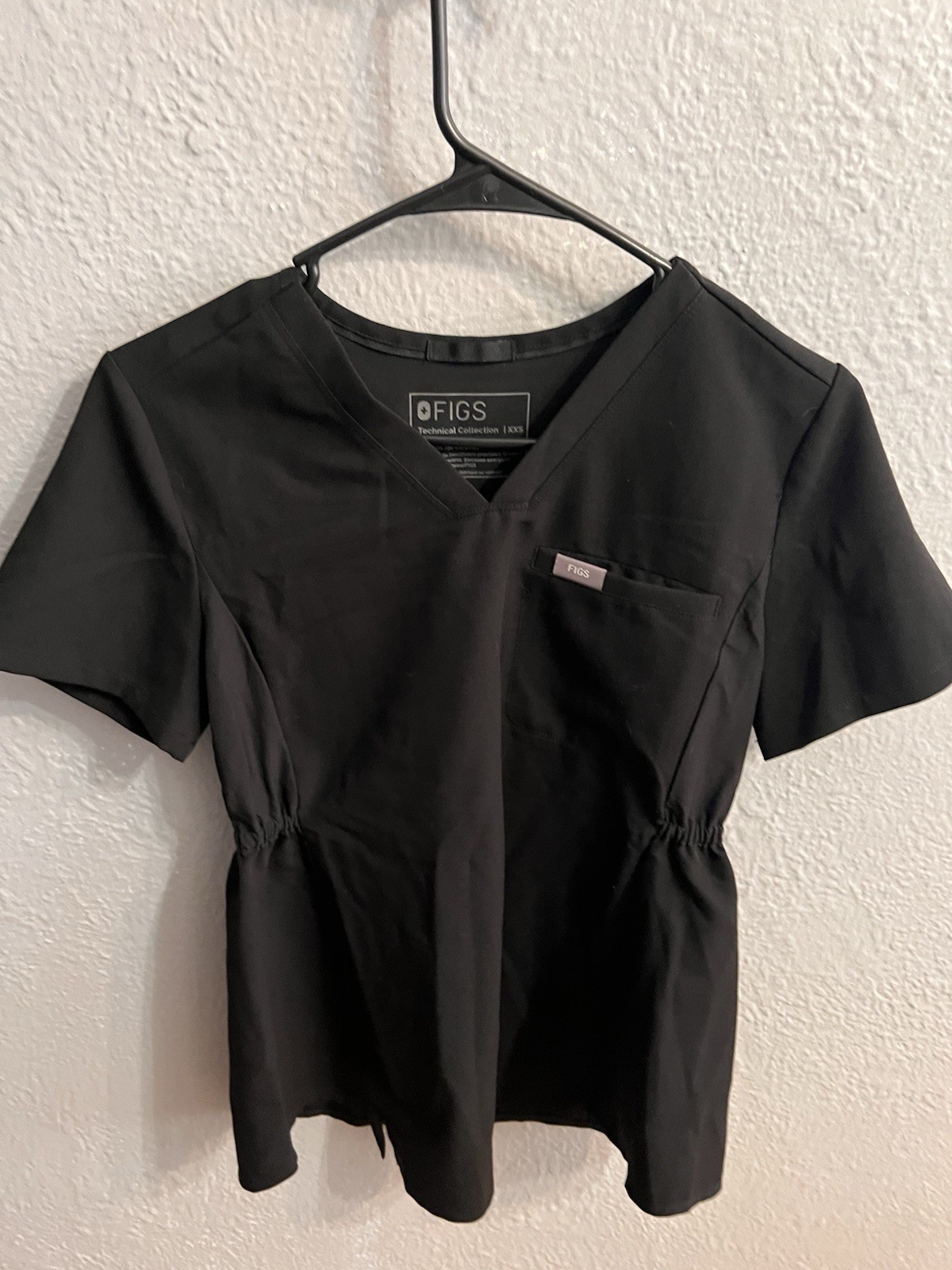 Black Figs Octavia Maternity Scrub Top Technical Collection Size XXS