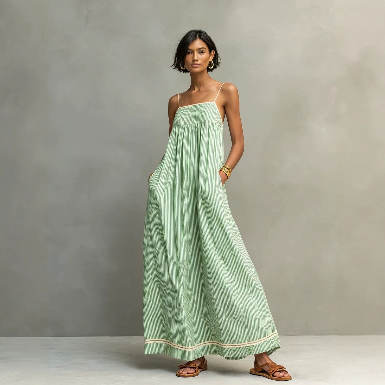 2026 Summer Fashion Casual Strapless and Sleeveless Women’s Long Skirt