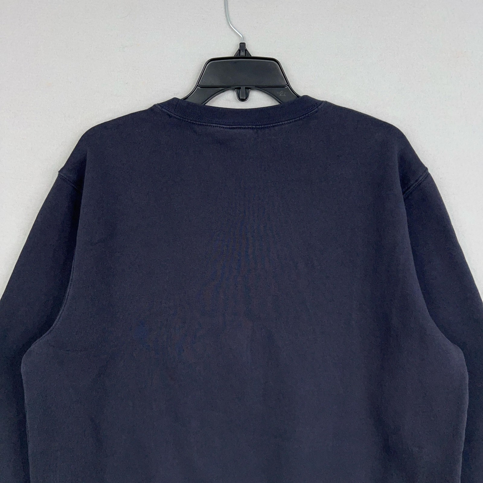 Old Navy Sweatshirt Mens Large Blue Track Field Crew Pullover Athletic Varsity