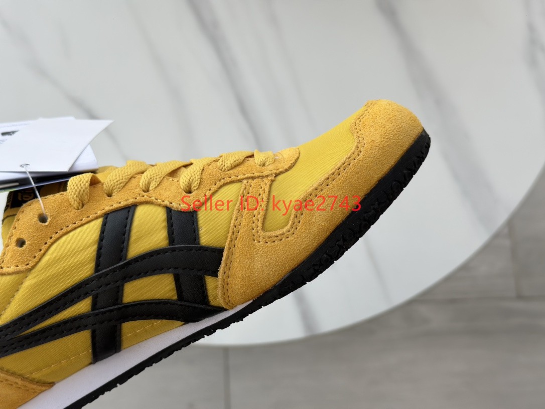 Retro Onitsuka Tiger SERRANO Mens Womens Sneakers Yellow/Black 1183B400-755