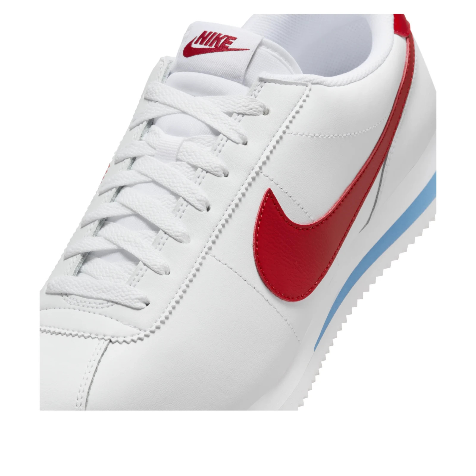 Nike Cortez White Varsity Red Varsity Blue Sneakers DM4044-108 Mens Size 11.5