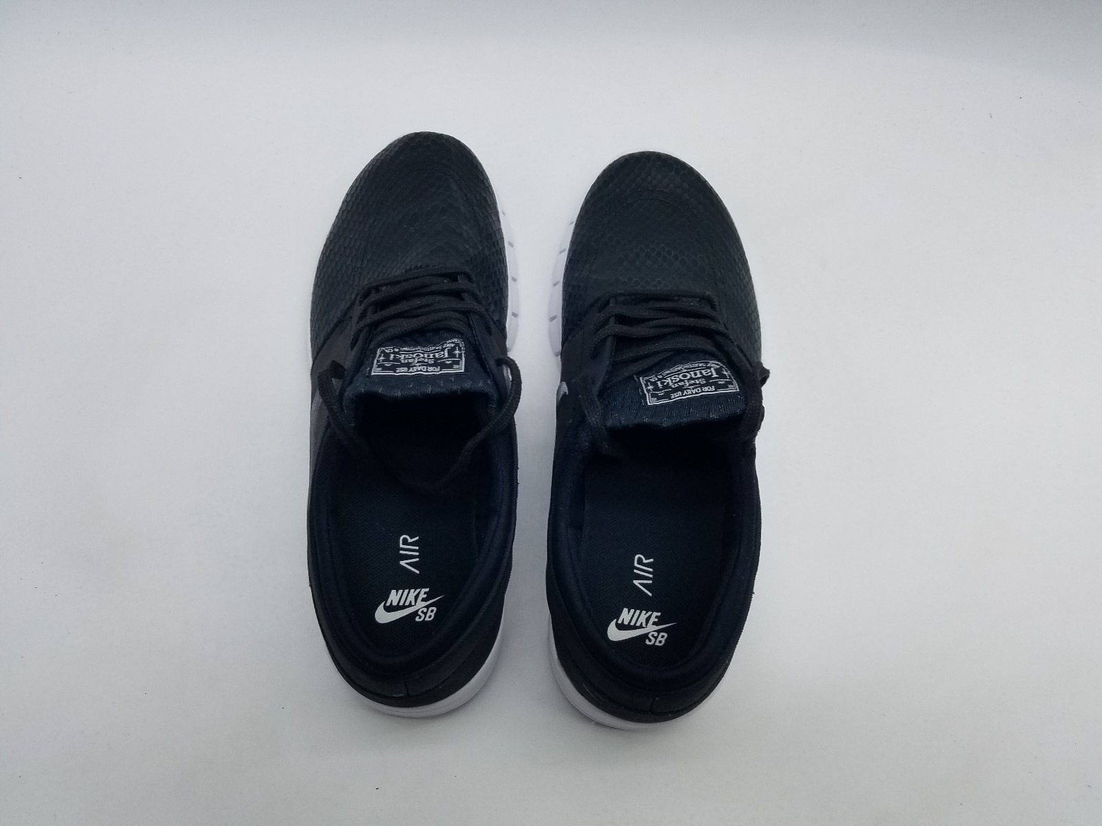 Nike SB Stefan Janoski Max Men’s Size 10.5 Sneakers Black Snake Print