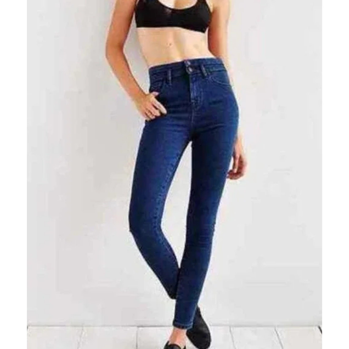 BDG Jeans Women’s 30Wx29L Dark Wash Super Zip Fly High Rise Twig Ankle Denim