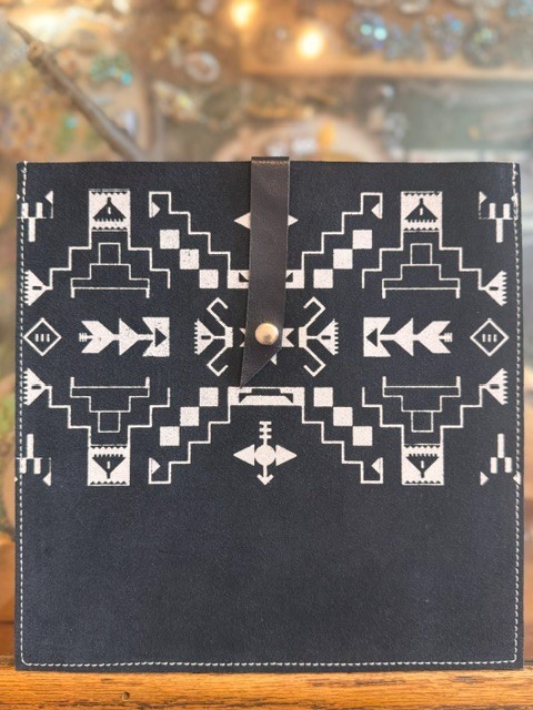 You Pick! Coriumi Suede Leather Envelope Bag Made in Lithuania Blue Black White
