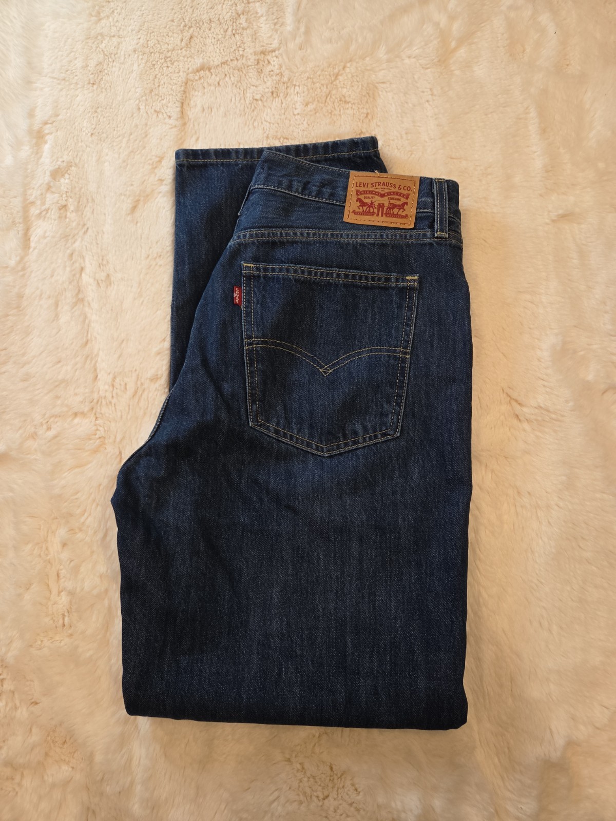 Levi’s Low Pro Straight Mid Rise Blue Denim Jeans Womens NEW A09640013