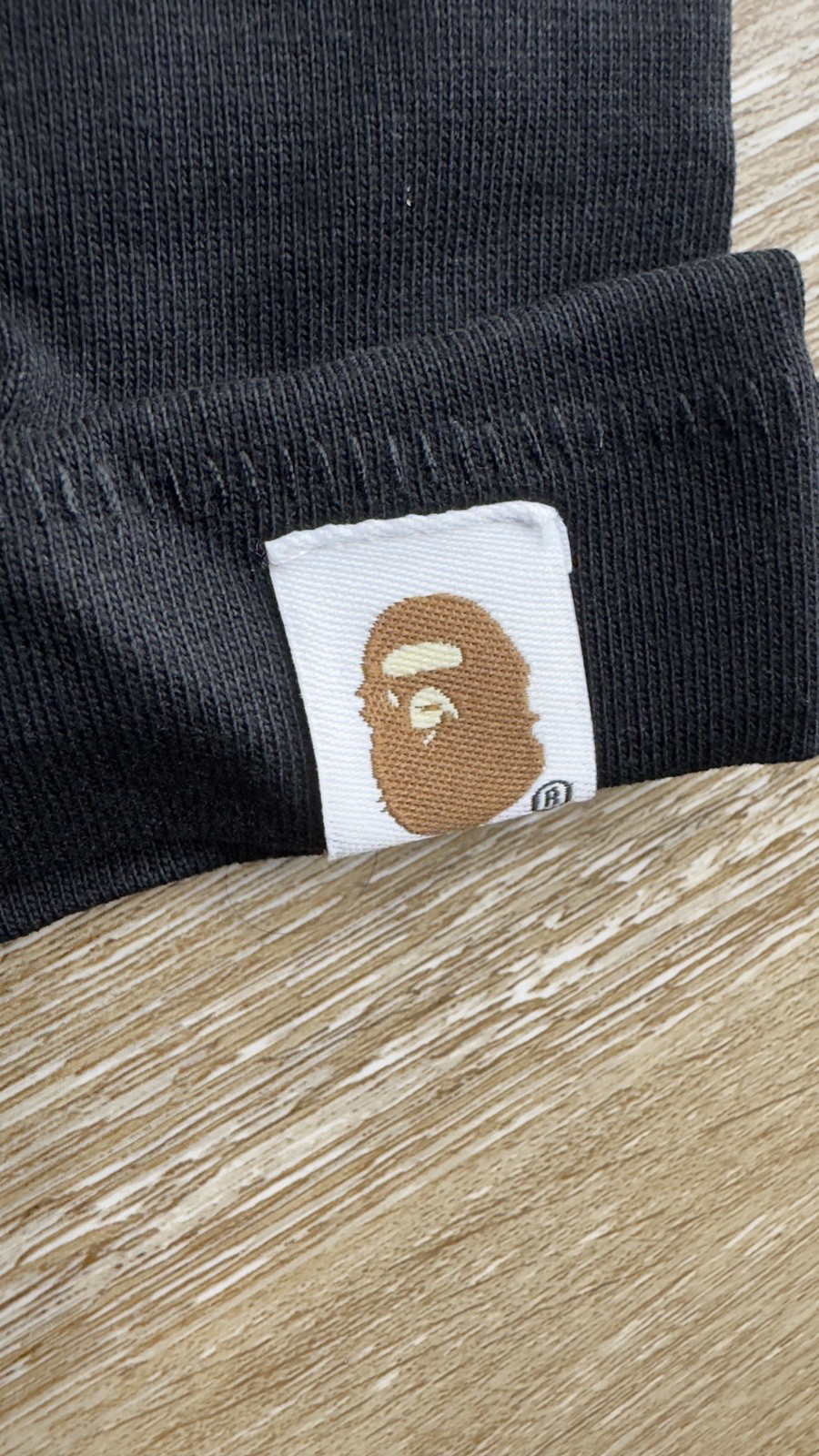 bape PHOTO APE HEAD TEE black Size L