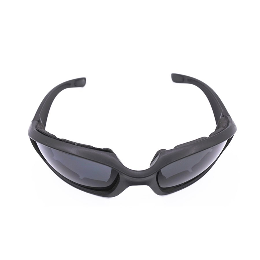Gray Chopper Foam Padded Motorcycle Riding Glasses Sunglasses Windproof Goggles