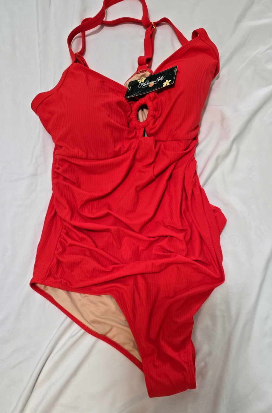 Red Blooming Jelly Swimsuit 2XL New with tags