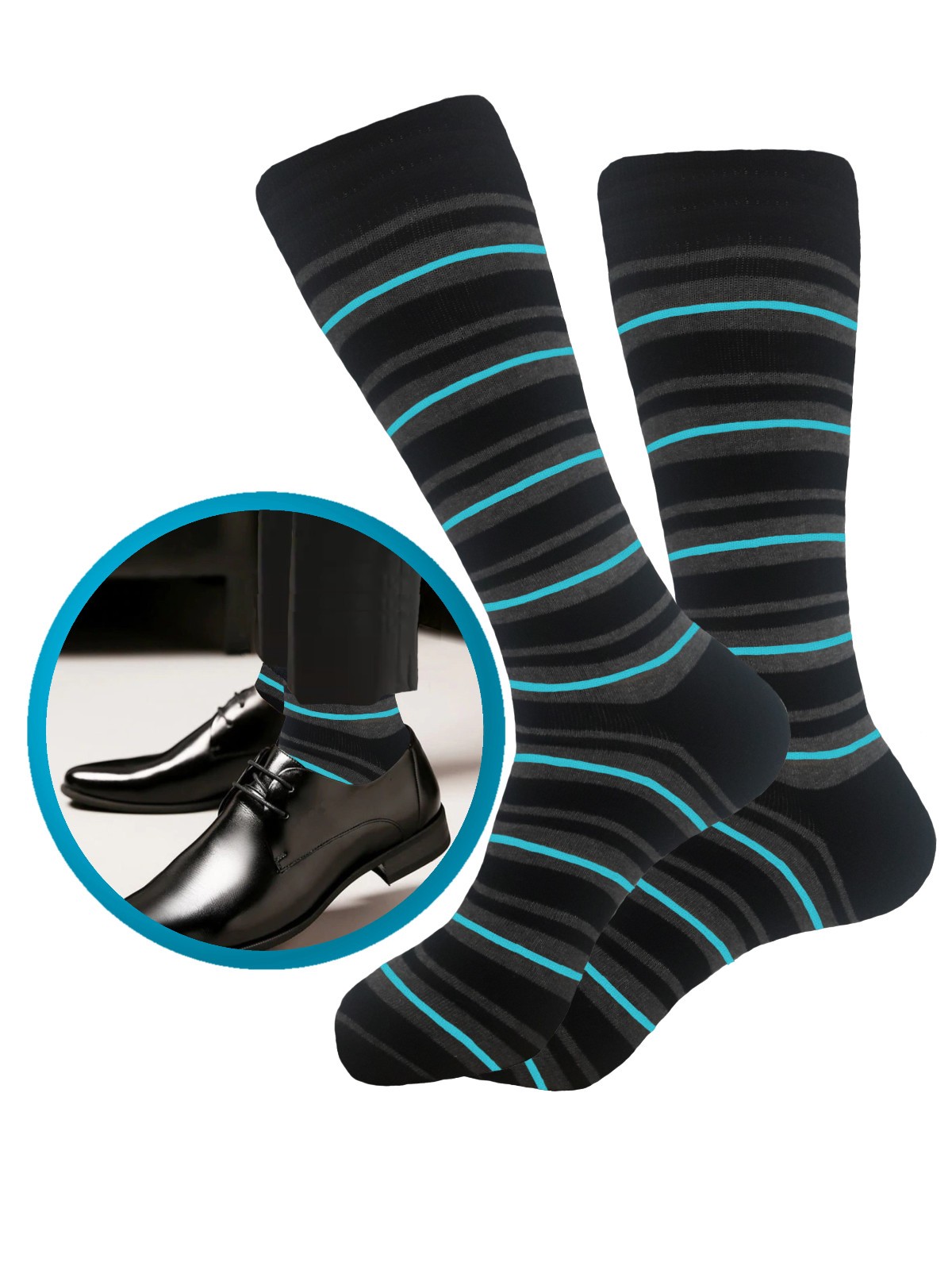 12-6 Pair MULTI DESIGN First quality Multi color Men’s COTTON Dress Socks 10-13