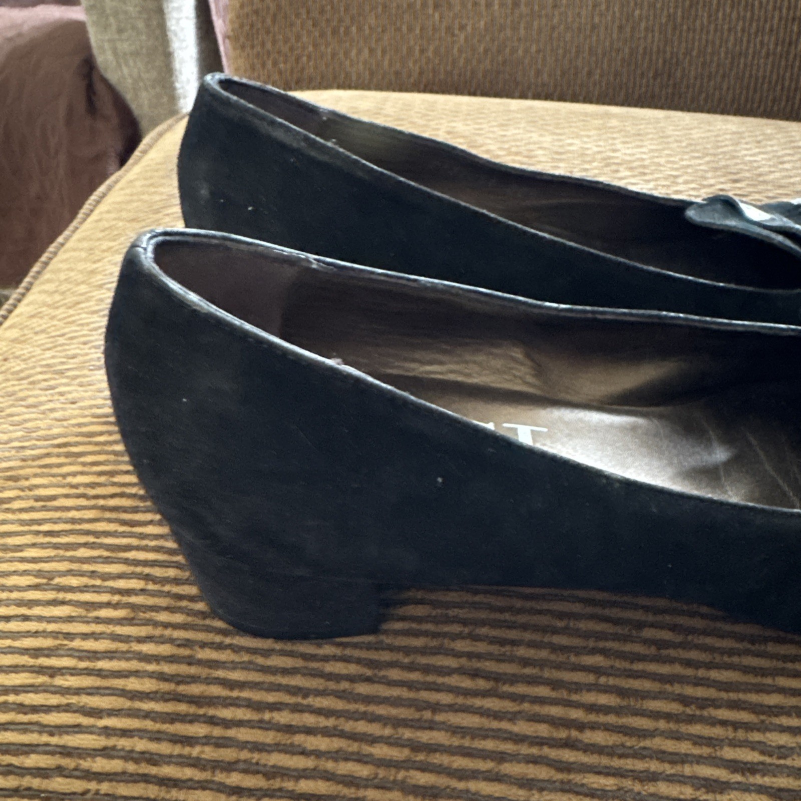 AGL Attilio Giusti Leombruni Black Suede Women’s Pumps Heels Size EU 38.5 US 7.5