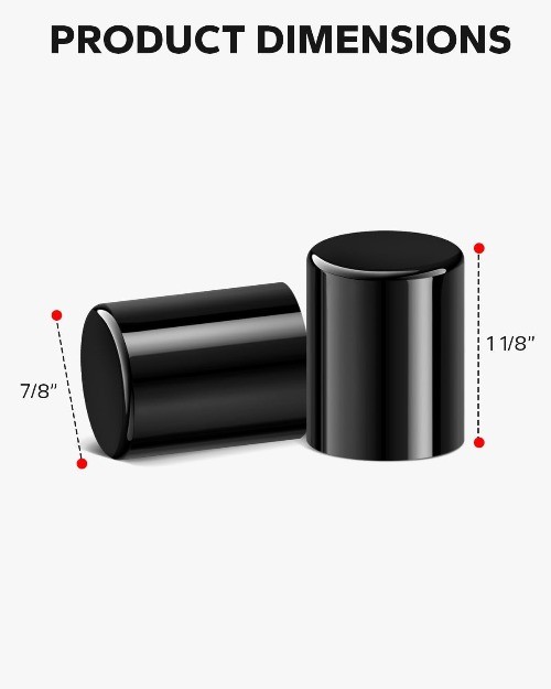 4 PCS Black Docking Hardware Cover Kit Compatible for Touring Electra Glide Road