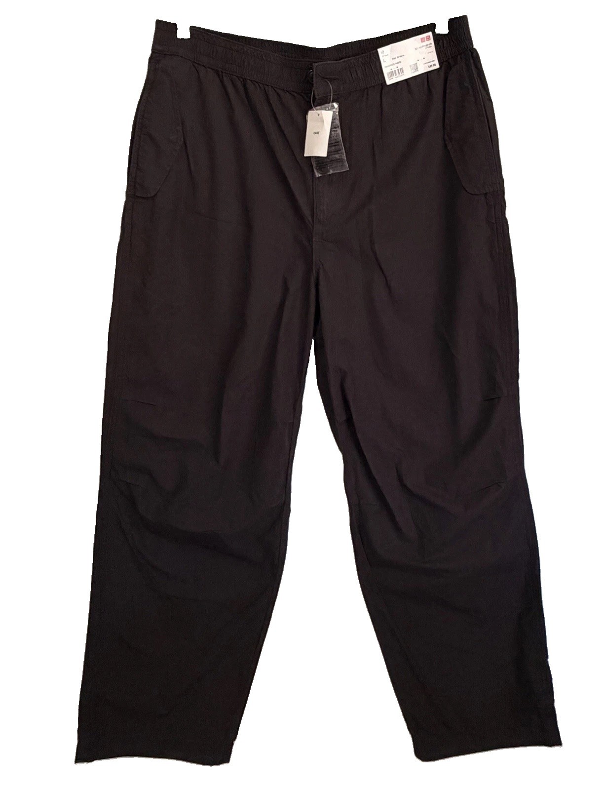 NWT Uniqlo Clare Waight Keller Pant Wide Fit Parachute Unisex L 33-36 Black