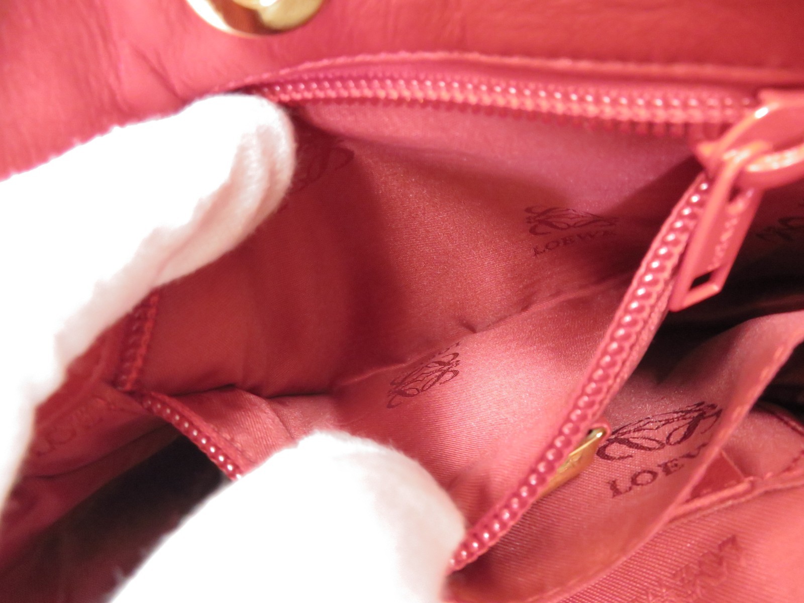 Authentic LOEWE Anagram Flamenco Lambskin Nappa Leather Shoulder Bag S#53675